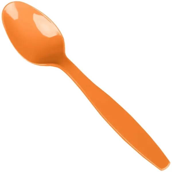 7" long colored teaspoon-designed plastic spoon.... from ASI 91880 Tranter Graphics Inc