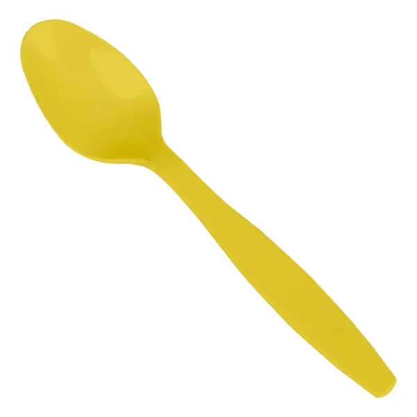 7" long colored teaspoon-designed plastic spoon.... from ASI 91880 Tranter Graphics Inc