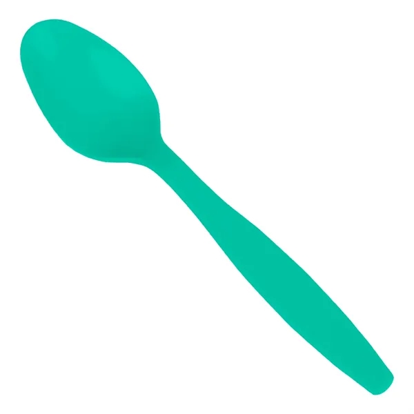 7" long colored teaspoon-designed plastic spoon.... from ASI 91880 Tranter Graphics Inc