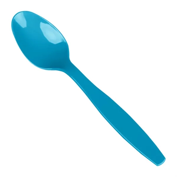 7" long colored teaspoon-designed plastic spoon.... from ASI 91880 Tranter Graphics Inc