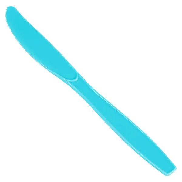 7" long colored plastic knife with serrated edge.... from ASI 91880 Tranter Graphics Inc