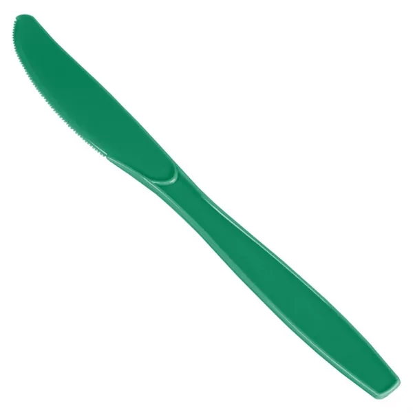 7" long colored plastic knife with serrated edge.... from ASI 91880 Tranter Graphics Inc