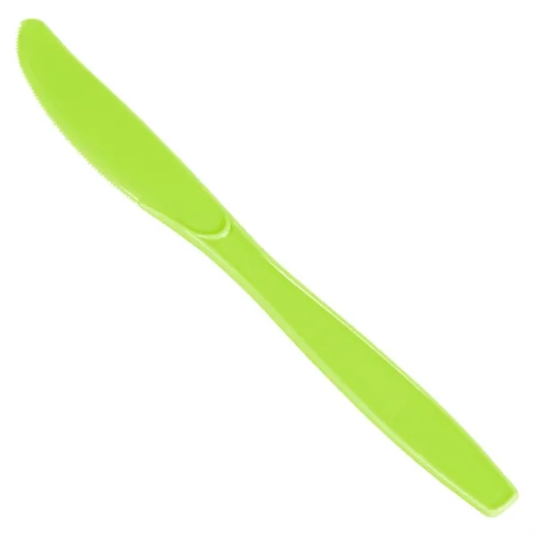 7" long colored plastic knife with serrated edge.... from ASI 91880 Tranter Graphics Inc
