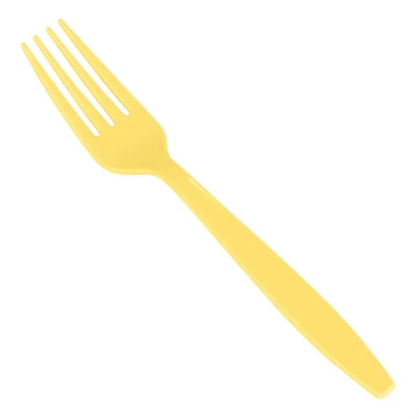 7" long colored plastic fork with four-prong design.... from ASI 91880 Tranter Graphics Inc