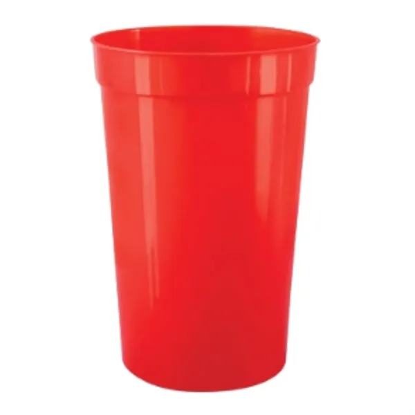 22 ounce plastic solid stadium cup.... from ASI 57956 Graphco line