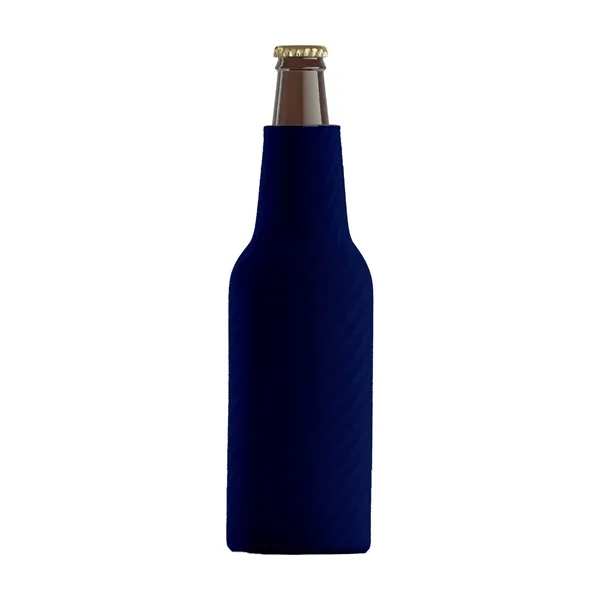 Foam material bottle cooler sleeves in assorted colors with zippered closure.... from ASI 91880 Tranter Graphics Inc