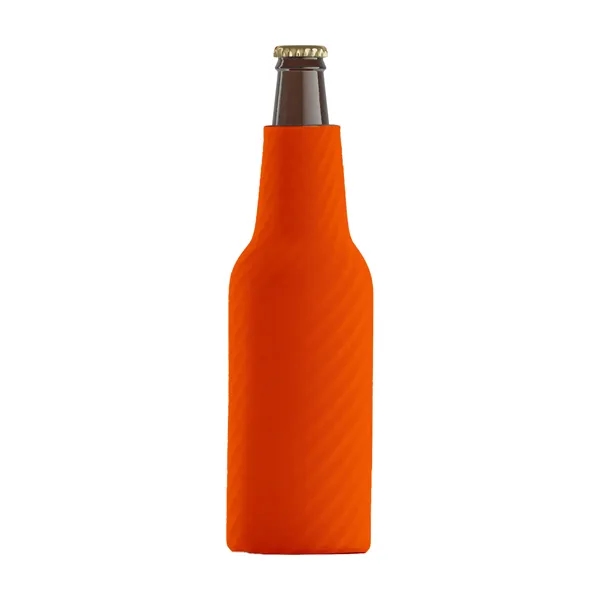 Foam material bottle cooler sleeves in assorted colors with zippered closure.... from ASI 91880 Tranter Graphics Inc