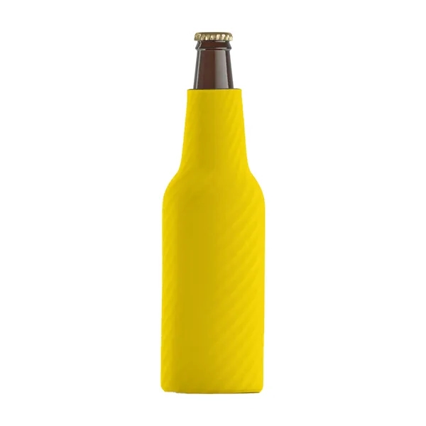 Foam material bottle cooler sleeves in assorted colors with zippered closure.... from ASI 91880 Tranter Graphics Inc