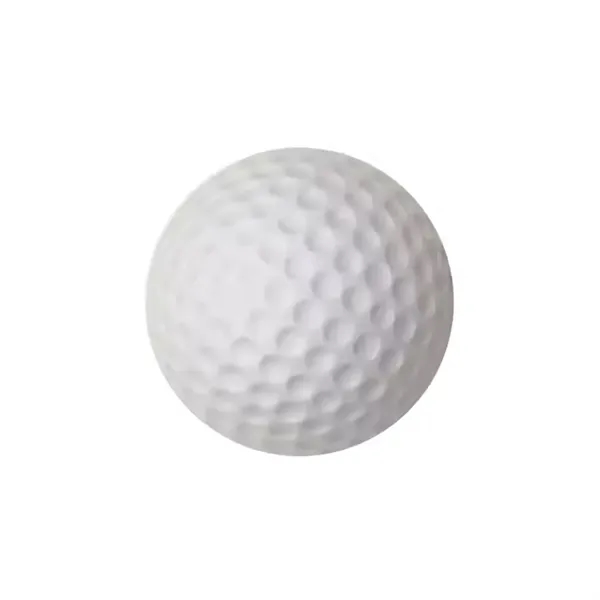 Golf ball shape PU stress reliever with 1 color silkscreen imprint... from ASI 37218 Athena Promo (tm)