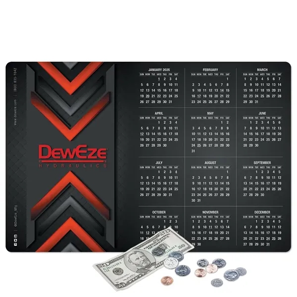 12" x 18" x 1/8" - Heavy Duty Fabric Calendar Counter... from ASI 49716 Digispec & CounterPoint / COUNTERPOINT®