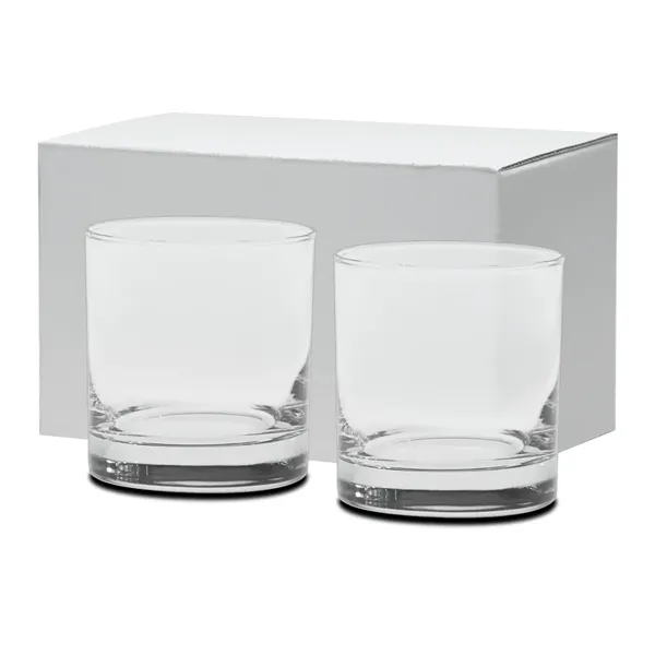 11 oz. Executive old fashion glasses. Set of two packed in... from ASI 71920 Moderne Glass Company Inc