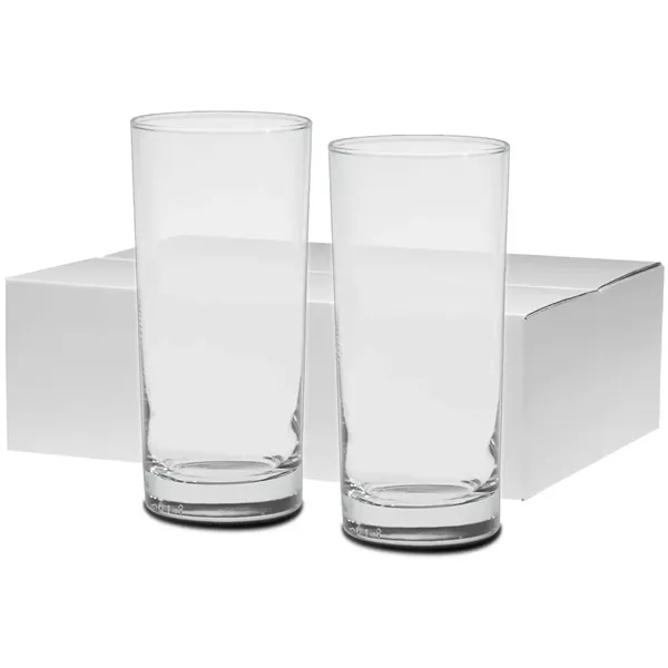 Sturdy tumbler, straight sided, thick sham.  Set of two packed... from ASI 71920 Moderne Glass Company Inc
