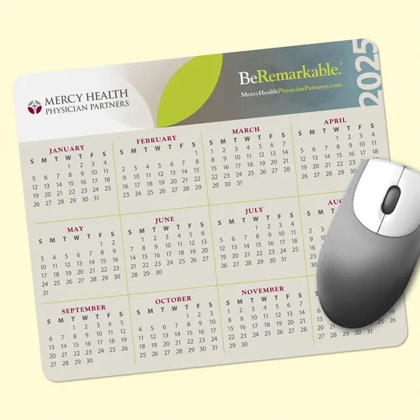 8 x 9.5 x 1/4- Fabric Calendar Mouse Pad-Made in the... from ASI 49716 Digispec & CounterPoint / DIGISPEC®
