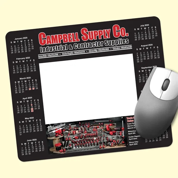 8" x 9.5" x 1/16" - Window/Photo Calendar Mouse Pad-Made in... from ASI 49716 Digispec & CounterPoint / DIGISPEC®