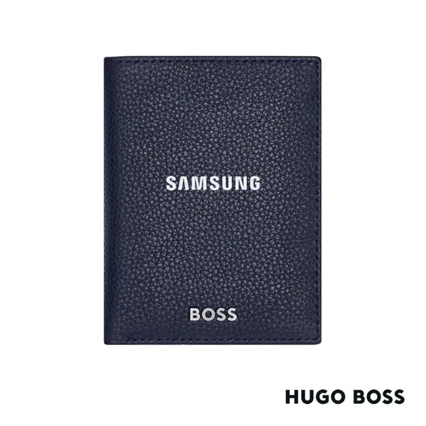 The Hugo Boss® Classic Grained Trifold Card is characterized by carefully... from ASI 84592 St Regis Group