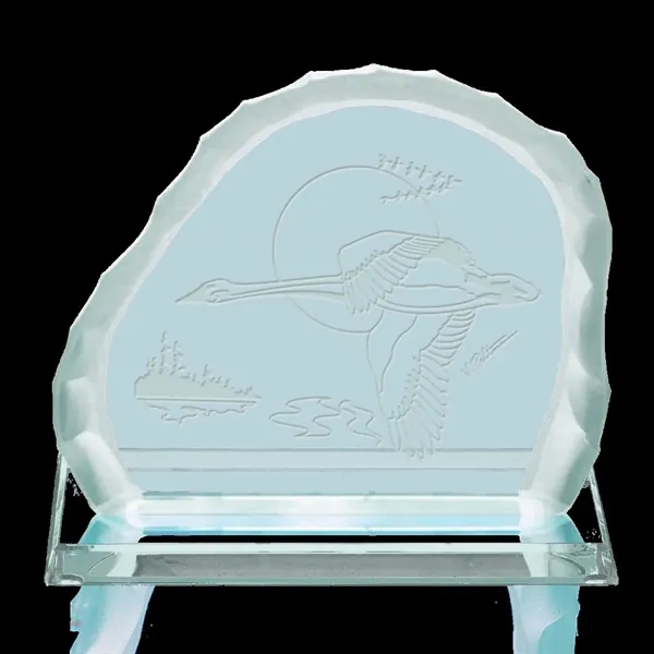 Geese in Flight, one of the Cry of the Wild series... from ASI 84592 St Regis Group / Prestige Glass