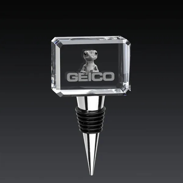 The Optical Crystal Tapavino 3D Wine Stoppers are perfect for preserving... from ASI 84592 St Regis Group