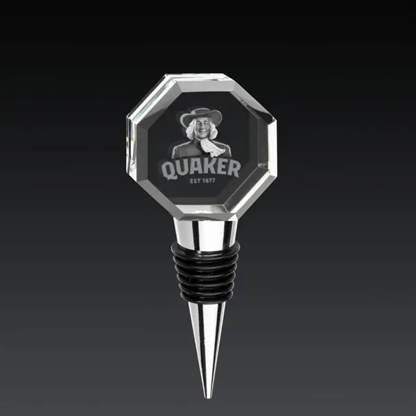 The Optical Crystal Tapavino 3D Wine Stoppers are perfect for preserving... from ASI 84592 St Regis Group