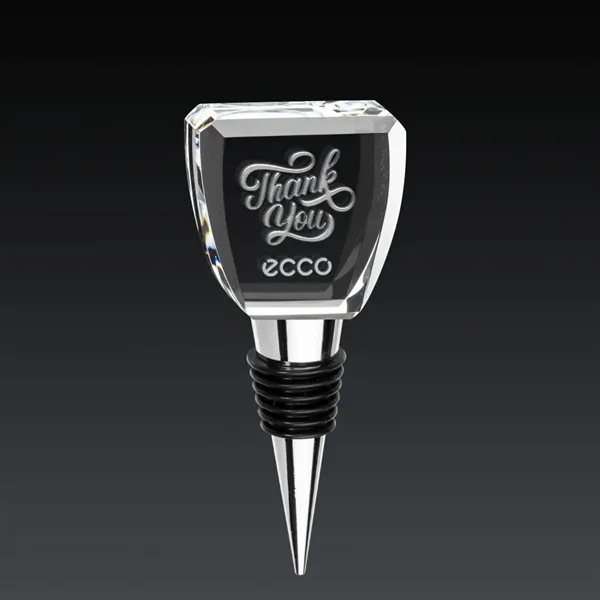 The Optical Crystal Tapavino 3D Wine Stoppers are perfect for preserving... from ASI 84592 St Regis Group