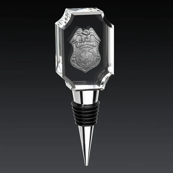 The Optical Crystal Tapavino 3D Wine Stoppers are perfect for preserving... from ASI 84592 St Regis Group