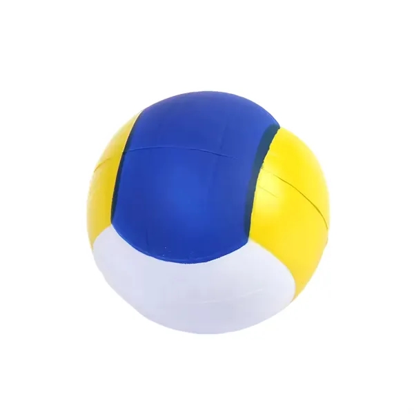Volleyball shape PU stress reliever with 1 color silkscreen imprint on... from ASI 37218 Athena Promo (tm)