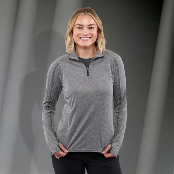 Women's quarter-zip knit top.... from ASI 66887 PCNA / Trimark