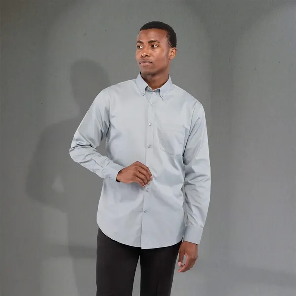 Men's long-sleeve woven dress shirt with left-chest pocket.... from ASI 66887 PCNA / Trimark