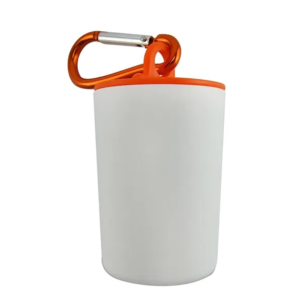 Pet waste bag dispenser with a carabiner attachment, 20 poly bags... from ASI 92980 WOV-IN® / Promopet