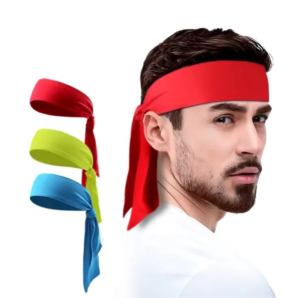 Athletic tie-up non-slip headband plus 1 color silkscreen imprint on 1... from ASI 37218 Athena Promo (tm)