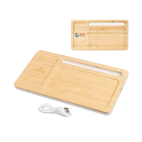 Bamboo wireless charging pad.... from ASI 98360 WOWLine / WOWLine®