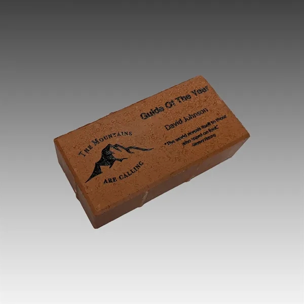 The 4" x 8" miniature red clay brick is perfect for... from ASI 92531 Unique Custom Products / UCP