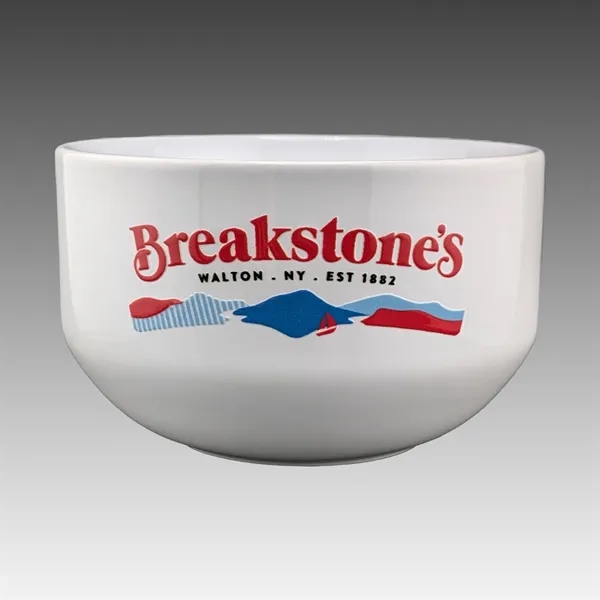 24 oz. custom printed ceramic bowl.... from ASI 92531 Unique Custom Products / UCP