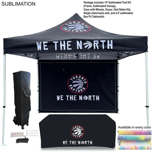Deluxe Event Package, 10' Sublimated Tent kit, Single sided backwall, and... from ASI 53509 FIEL-Fairdeal Import & Export / FIEL