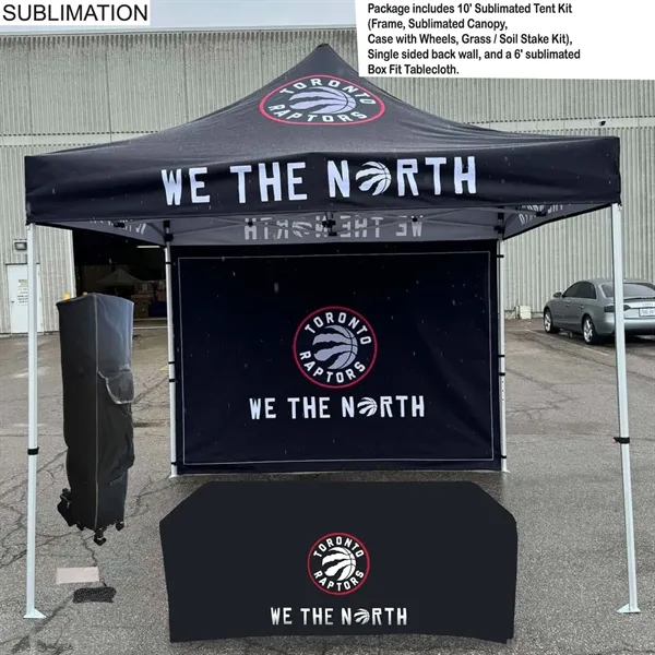 Deluxe Event Package, 10' Sublimated Tent kit, Single sided backwall, and... from ASI 53509 FIEL-Fairdeal Import & Export / FIEL
