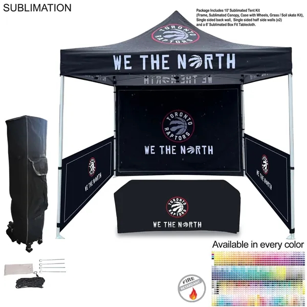 Supreme Event Package, 10' Sublimated Tent, Backwall, 2 Half sidewalls, and... from ASI 53509 FIEL-Fairdeal Import & Export / FIEL