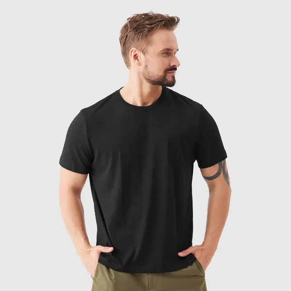 T-shirt crafted with a blend of 65% cotton and 35% polyester.... from ASI 37980 Bagworld