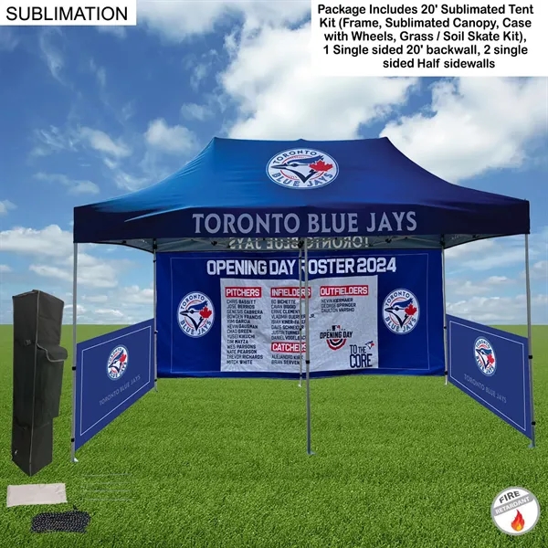 Full Tent Package 2, 20' Sublimated Tent Kit, Single sided 20'... from ASI 53509 FIEL-Fairdeal Import & Export / FIEL