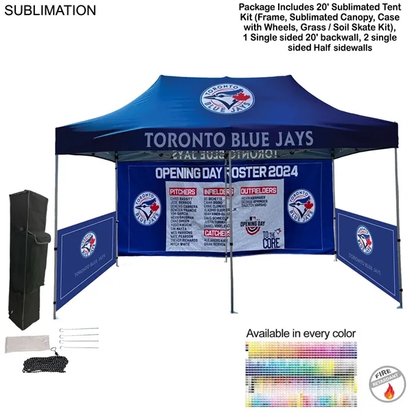Full Tent Package 2, 20' Sublimated Tent Kit, Single sided 20'... from ASI 53509 FIEL-Fairdeal Import & Export / FIEL