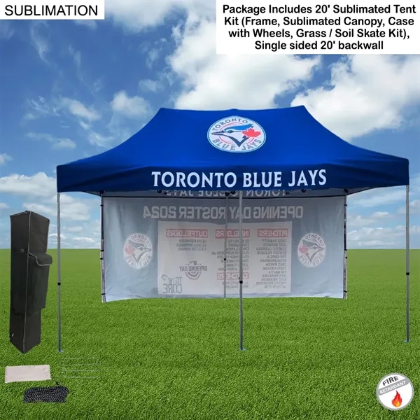 20' Tent Backwall Package, 20' Sublimated Tent kit and Full Single... from ASI 53509 FIEL-Fairdeal Import & Export / FIEL