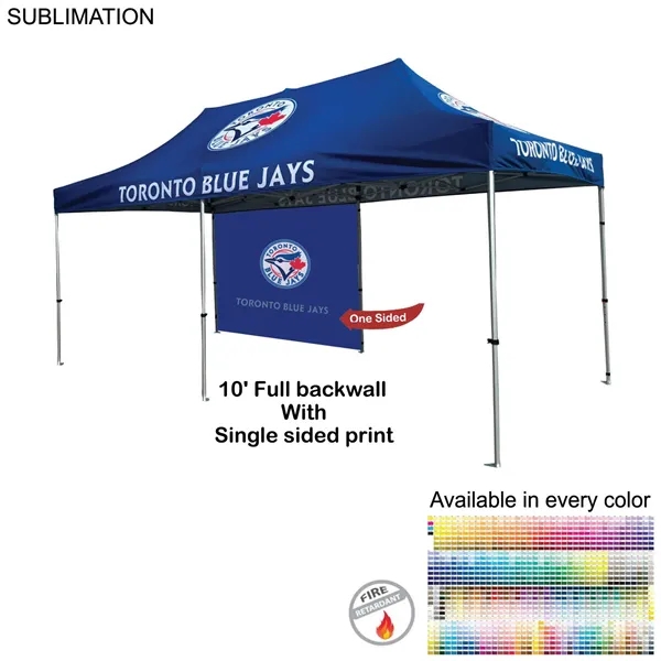 10' Back Wall for 10x20 Tent Kit, Sublimated, Single Sided Print... from ASI 53509 FIEL-Fairdeal Import & Export / FIEL