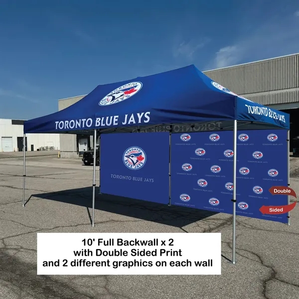 10' Back Wall for 10x20 Tent Kit, Sublimated, Double Sided Print... from ASI 53509 FIEL-Fairdeal Import & Export / FIEL