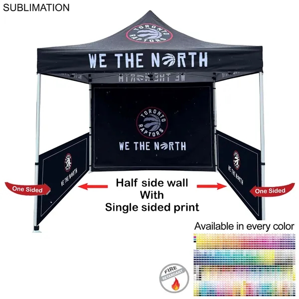 Half Side Wall for 10x10 Tent Kit, Sublimated, Single Sided Print... from ASI 53509 FIEL-Fairdeal Import & Export / FIEL