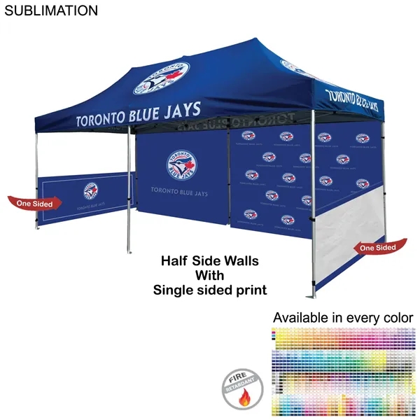 Half Side Wall for 10x20 Tent Kit, Sublimated, Single Sided Print... from ASI 53509 FIEL-Fairdeal Import & Export / FIEL