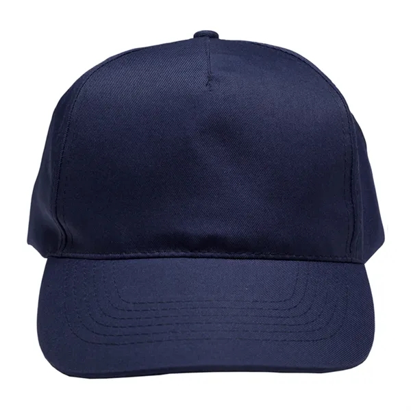 5 panel polyester baseball cap with 1 color silkscreen on 1... from ASI 37218 Athena Promo (tm)