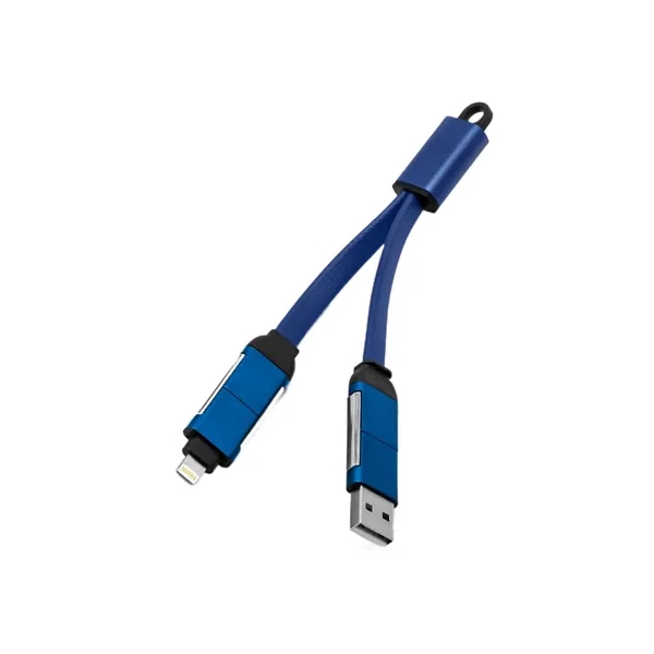 4-in-1 multi charging cable plus laser engraving on 1 location plus... from ASI 37218 Athena Promo (tm)