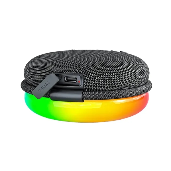 RGB light portable wireless Bluetooth speaker plus 1c1p silkscreen imprint plus... from ASI 37218 Athena Promo (tm)