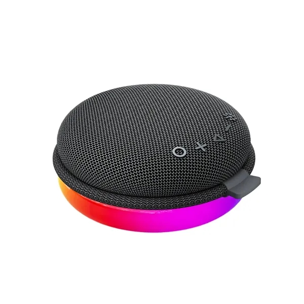 RGB light portable wireless Bluetooth speaker plus 1c1p silkscreen imprint plus... from ASI 37218 Athena Promo (tm)