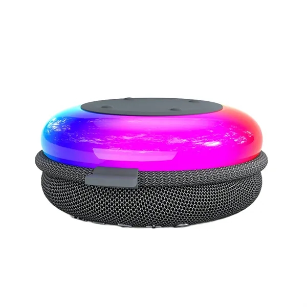 RGB light portable wireless Bluetooth speaker plus 1c1p silkscreen imprint plus... from ASI 37218 Athena Promo (tm)