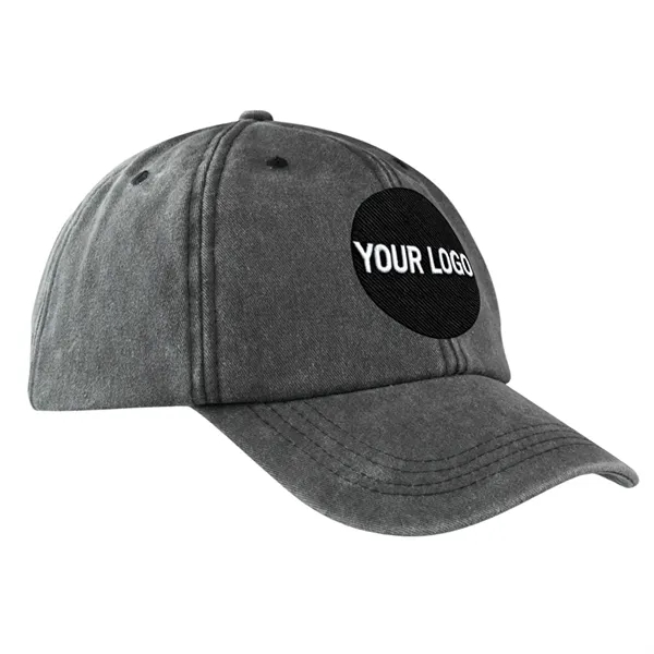6 Panel washed cotton unconstructed cap plus embroidery on 1 location... from ASI 37218 Athena Promo (tm)