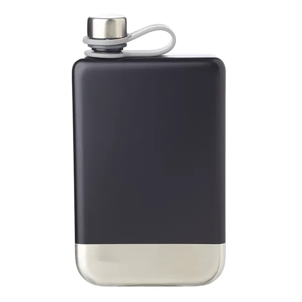 8 oz. stainless steel hip portable canteen with square shaped single... from ASI 39552 BEL Promo